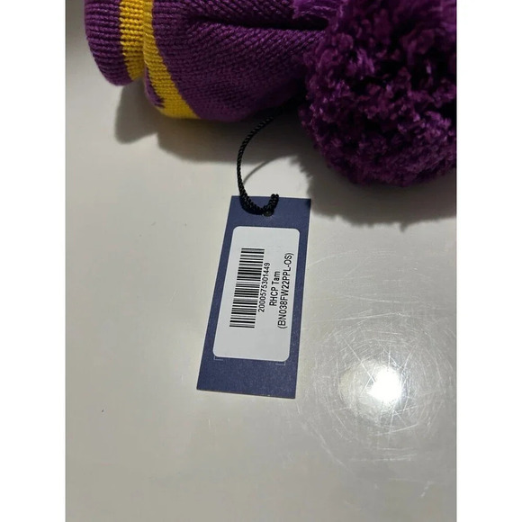 Noah x RHCP Tam Beanie Hat Purple - Picture 7 of 10